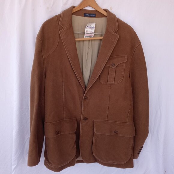 Polo Ralph Lauren Other - NWT Polo by Ralph Lauren brown beige blazer suit Size XL